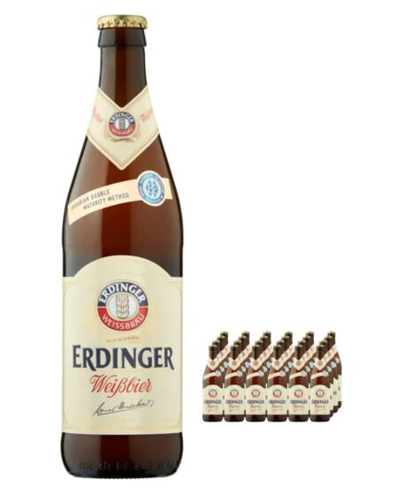 Erdinger Weissbier Beer 12 x 500 ml