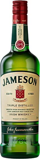 Jameson  Triple Distilled Original Irish Whiskey - 70cl - 40% ABV
