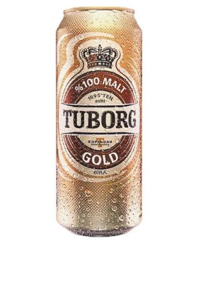 Tuborg Gold Premium Malt Lager 24 x 500ml cans