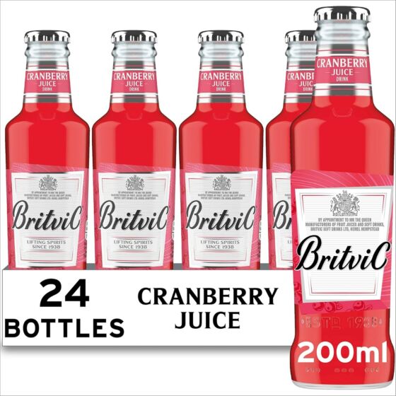 Britvic Cranberry Juice - Expertly Blended Drink - Pack of 24 x 200ml
Visit the Britvic Store