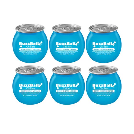 BuzzBallz Berry Cherry Limeade 6 x 200ml
