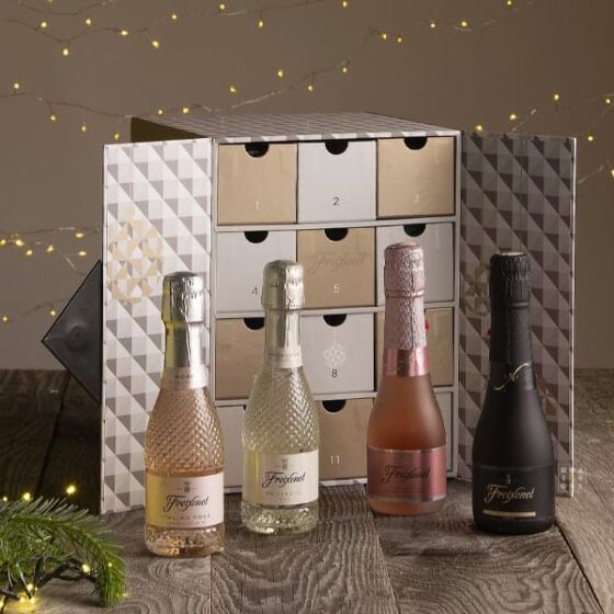 12Day Sparkling Wine Christmas Countdown Advent Calendar 12x20c