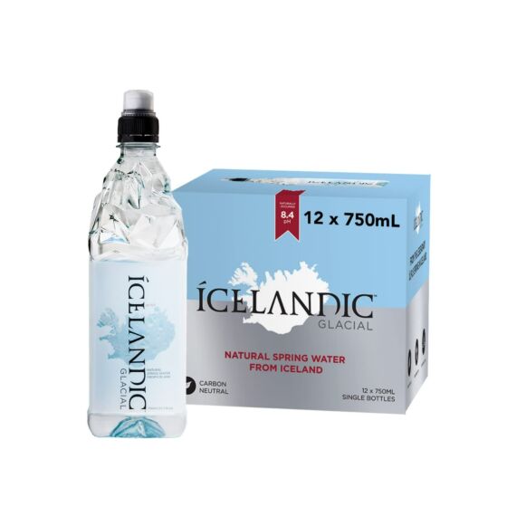 Icelandic Glacial Premium Still Water Sports Cap 12x 750ml 