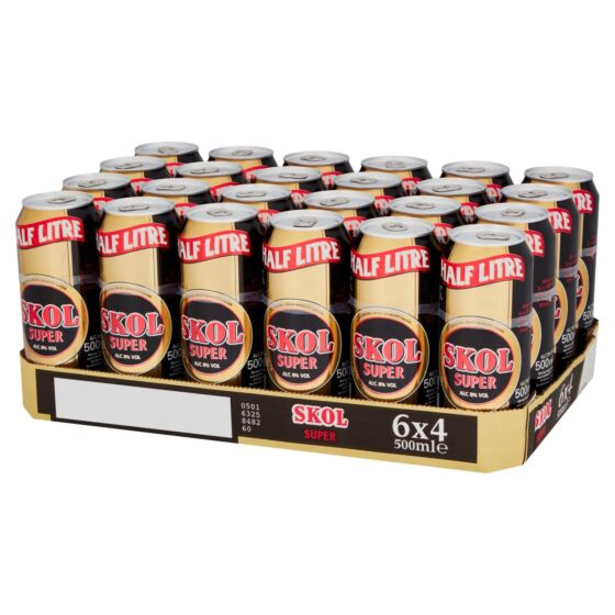 Skol Super Lager  Cans 24x 500ml
