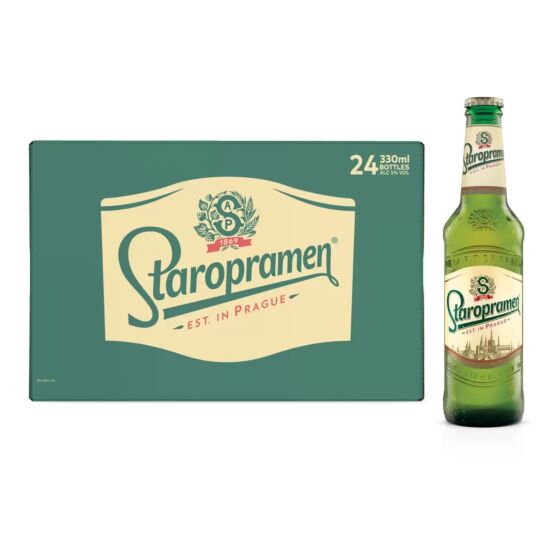 Staropramen Premium Beer 24 x 330ml