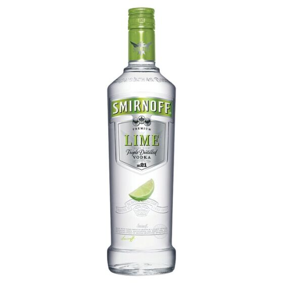 Smirnoff - Lime Flavoured Vodka - 70cl - 37.5% ABV